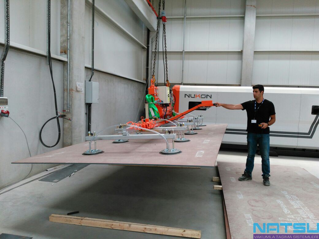 Natsu Machine has standard and tailor-made solutions for the cpmpanies, which need sheet metal handling system by using Vacuum Technic. Automatic and semi automatic Sheet Metal Loading and Unloading systems have been designed fot the standard type, also customer requirements. Our machines offer solutions for your following processes and system.
